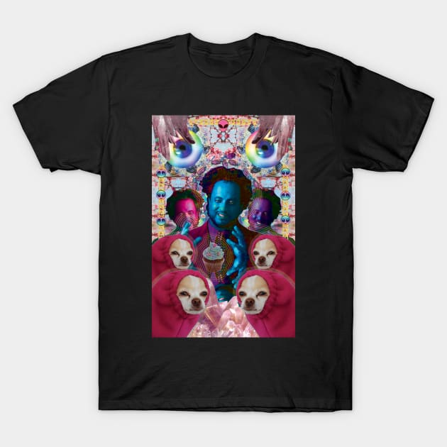 giorgio tsoukalos and his worm doggos T-Shirt by STORMYMADE